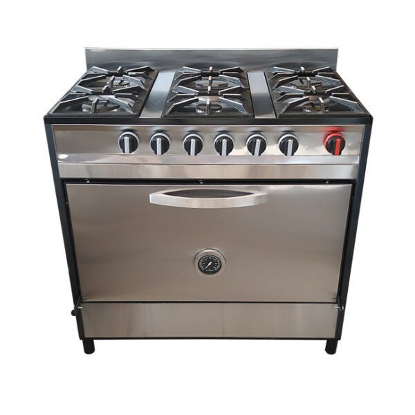 Cocina 6h ECO Acero inox 90cm