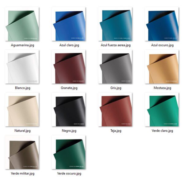 Colores de lona