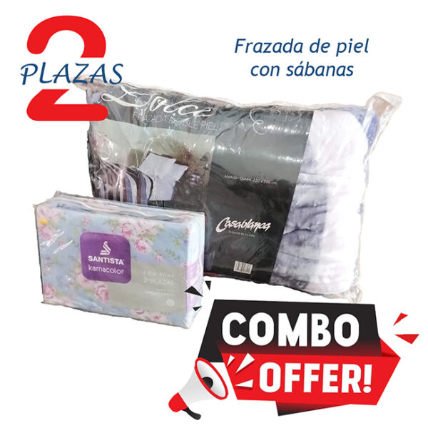 Frazadas y sabanas oferta