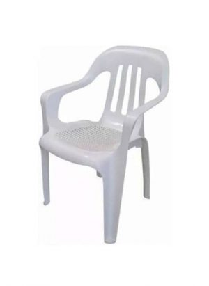 silla plastica blanca GardeLife Pasadena