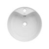 Bacha de loza blanca circular para monocomando Gloa BAL01 1