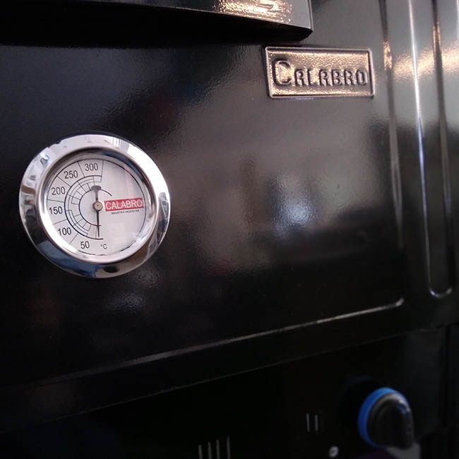 Horno pizzero 6 moldes Calabro negro 920H – Dual Equipamientos