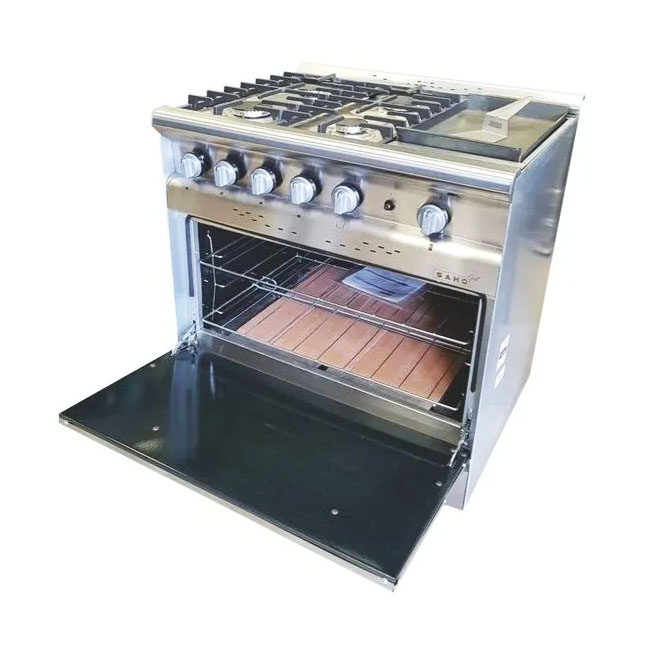 Cocina Morelli L. Saho Mod. Jitaku Grill 820 018067 5h Pta. - Tienda Clic