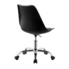 Silla Tulip oficina color negro VONNE SO-T01