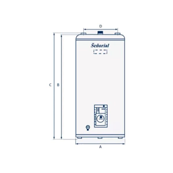 Termotanque Electrico Señorial Zafiro 65L TESZP65