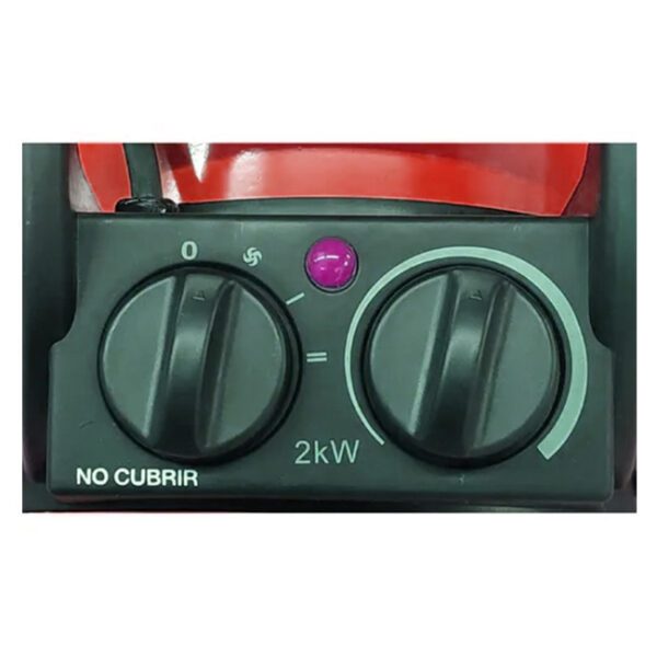 Caloventor kanjiHome Amarillo CH401R Rojo
