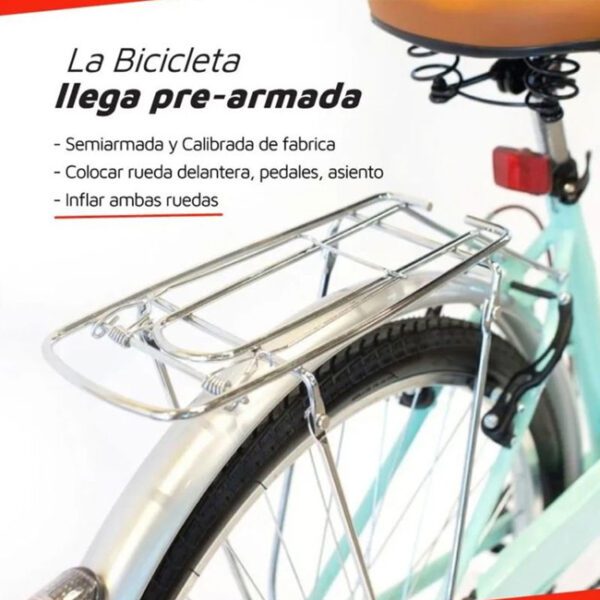 Bicicleta de Paseo R26 Randers Strada celeste BKE-136-C