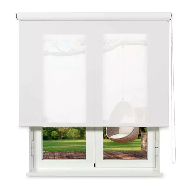 Cortina Roller Sun Screen 190 x 160 standard blanco