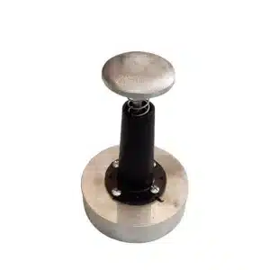 Hamburguesero de aluminio a golpe mango plástico 10 cm