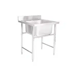 Bacha de acero 70 x 70 x 85 fin revestimiento