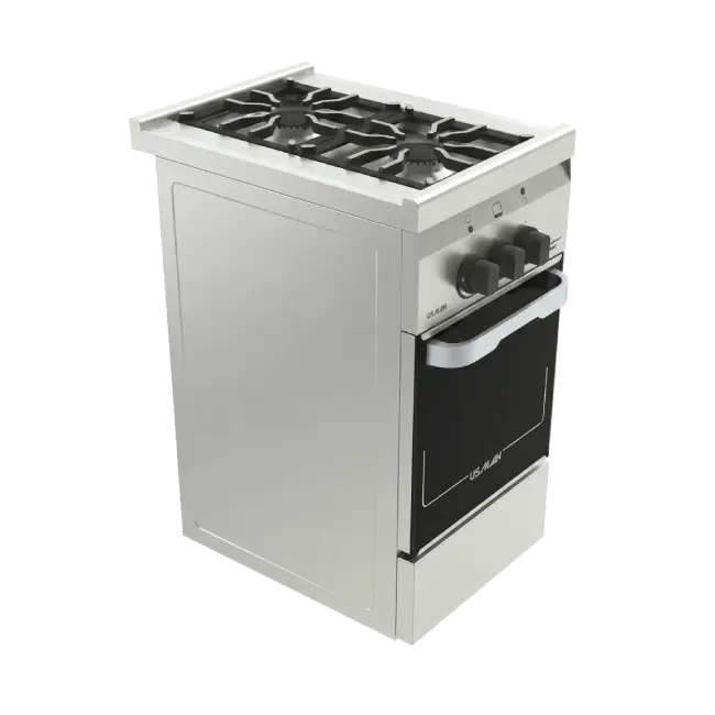 Cocina 2 hornallas Usman 360 compact