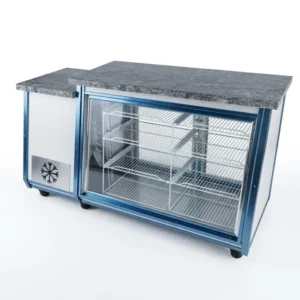 Vitrina mostrador tradicional 1.70m blanca