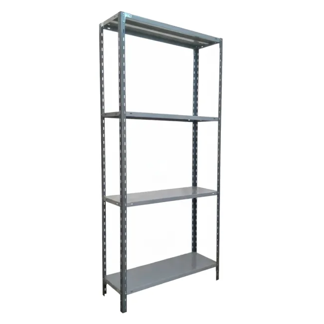 Estantería 4 estantes de chapa x 90 x 30 x 200 gris 55kg